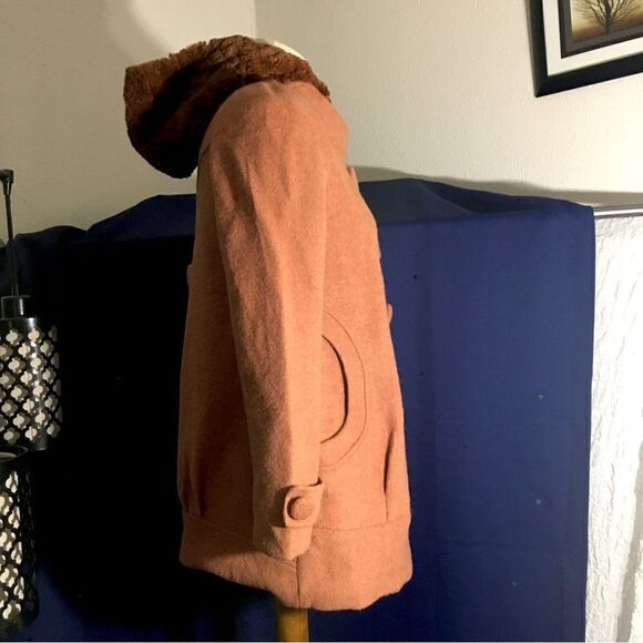 Cunkouyiyi Soft Orange Brick Coat Size M - Picture 5 of 16
